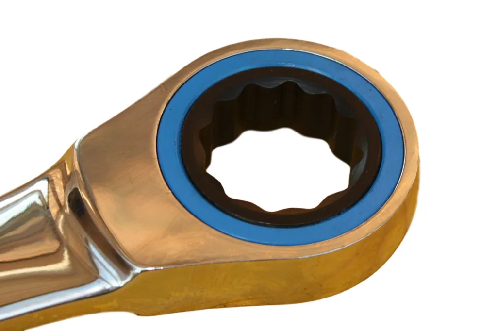 Ringratschenschlüssel 21mm, Ratschenschlüssel, feinverzahnt, Chrom Vanadium