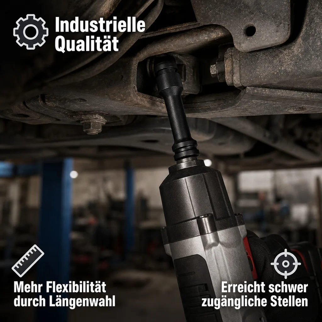Schlagschrauber Verlängerung, 3/4 Zoll, 200mm, Cr-Mo, Werkzeug Verlängerung