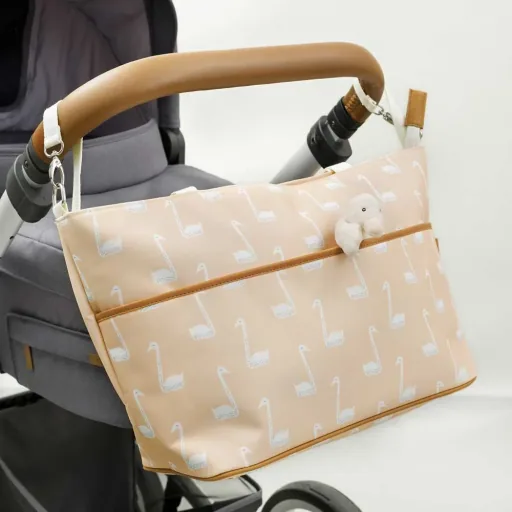 Fresk Wickeltasche Schwäne