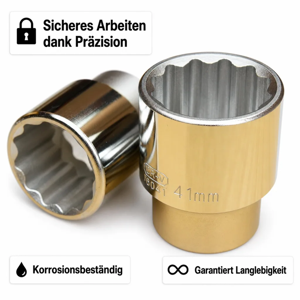 Stecknuss 3/4, 46mm, Cr-V, für Knarre & Ratsche