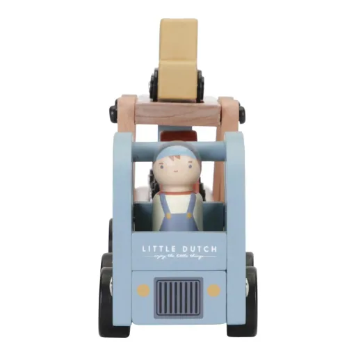 Little Dutch Holz Autotransporter blau