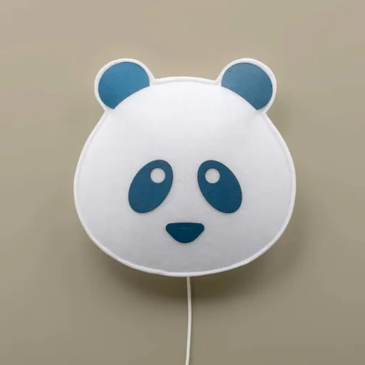 Buokids Soft Wandlampe Panda Bär blau