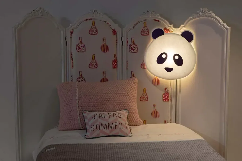 Buokids Soft Wandlampe Panda Bär blau
