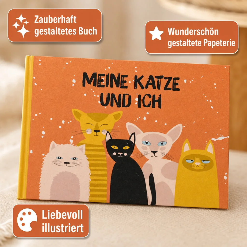 Ava & Yves Erinnerungsbuch "Meine Katze & Ich"