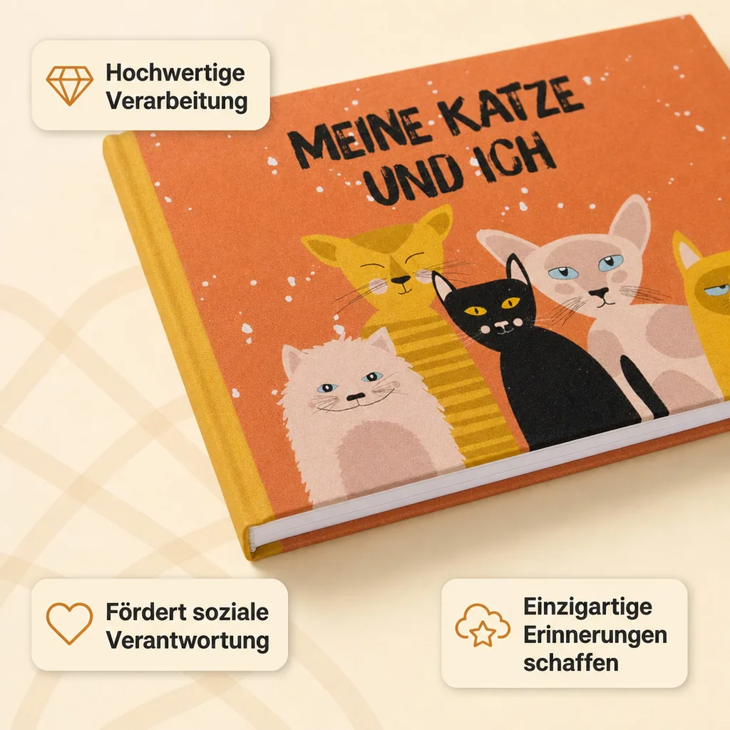 Ava & Yves Erinnerungsbuch "Meine Katze & Ich"