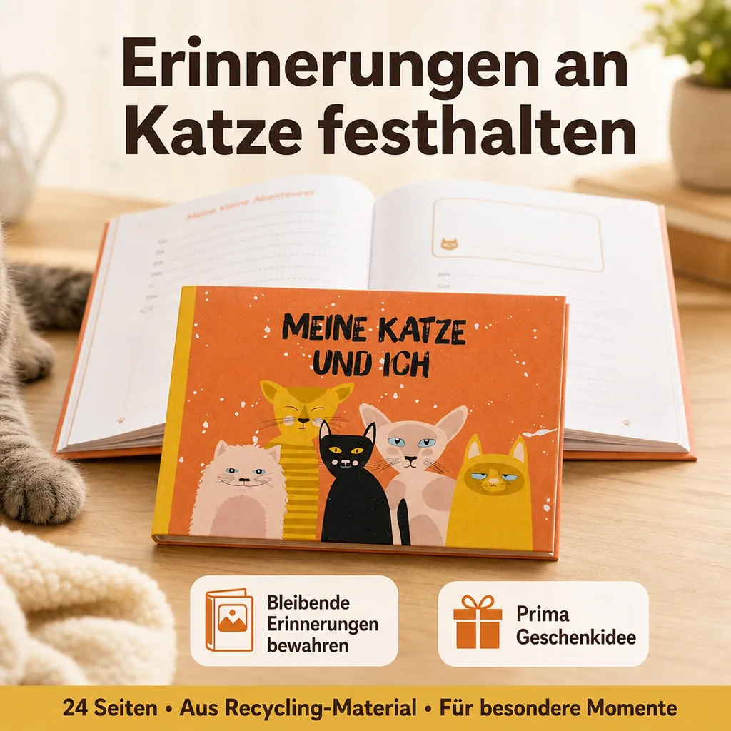 Ava & Yves Erinnerungsbuch "Meine Katze & Ich"