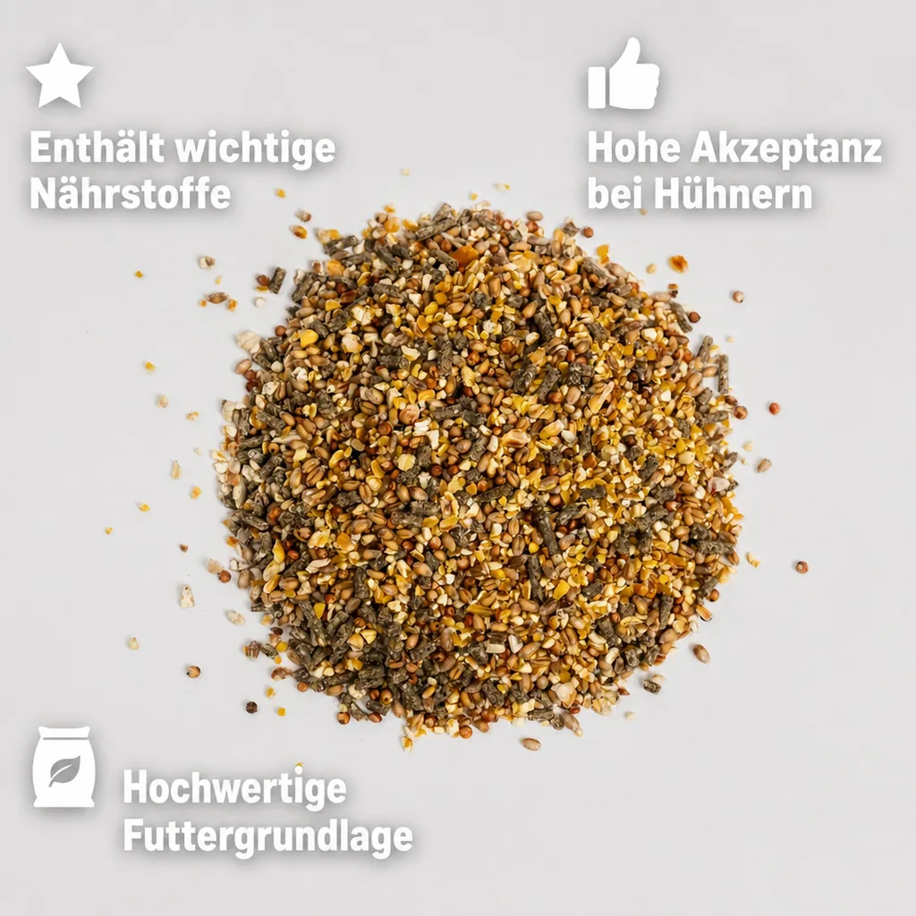 Hühnerfutter 20kg, Körnermischung, Getreidemischung, Legehennenfutter