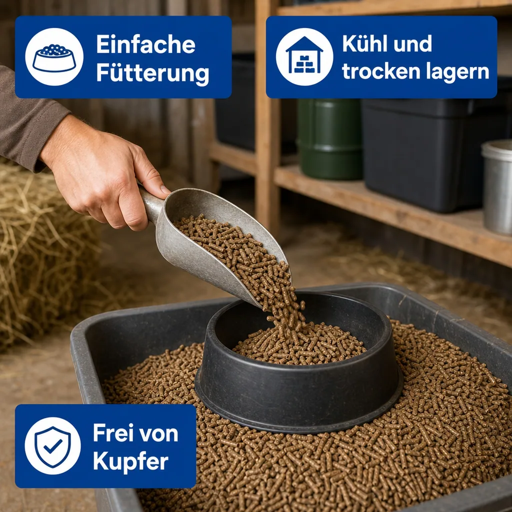 Lammfutter 20kg, Lämmerfutter, Schaffutter, Ziegenfutter, Futterpellet