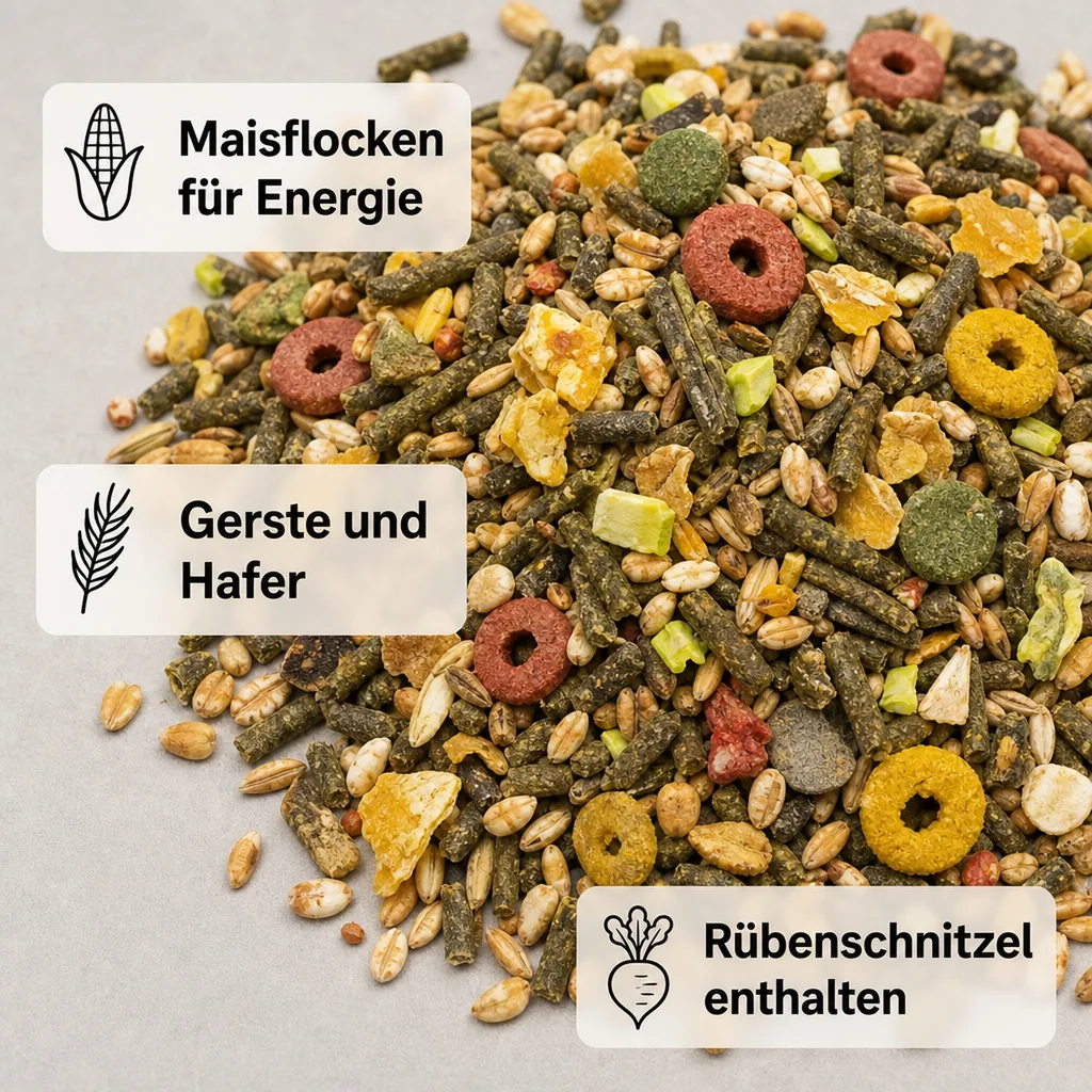Schweinefutter 25kg, Futter für Hängebauchschweine, Mini Schweine, Hobby Mix
