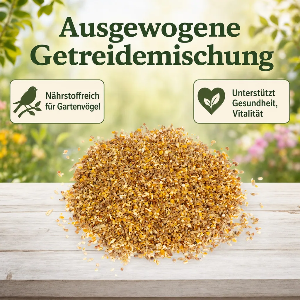Wildvogelfutter 20kg, Vogelfutter Mischung, Getreidemischung