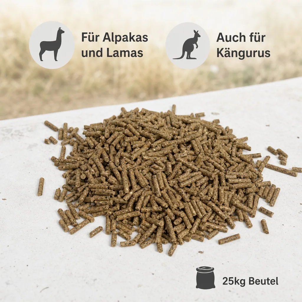 Wildtierfutter 25kg Pellet, Spezialfutter Pflanzenfresser, Vitaminreich