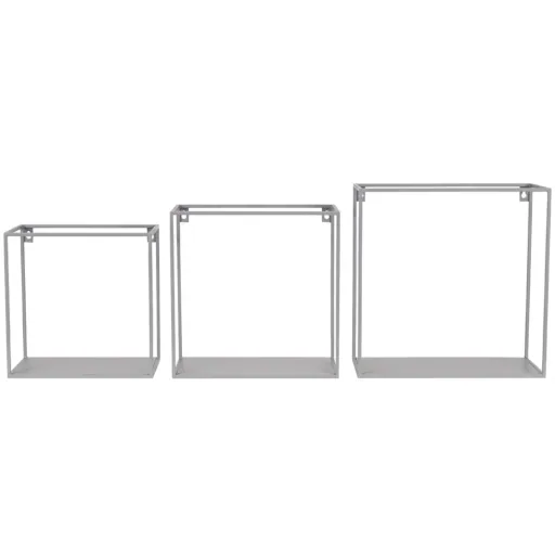 Kidsdepot Wandregal Metall grau