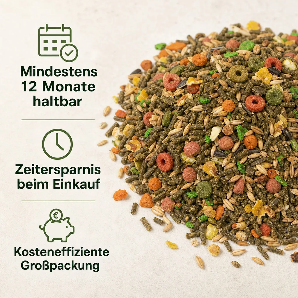 Kaninchenfutter 15kg, Kaninchen Mix, Alleinfutter