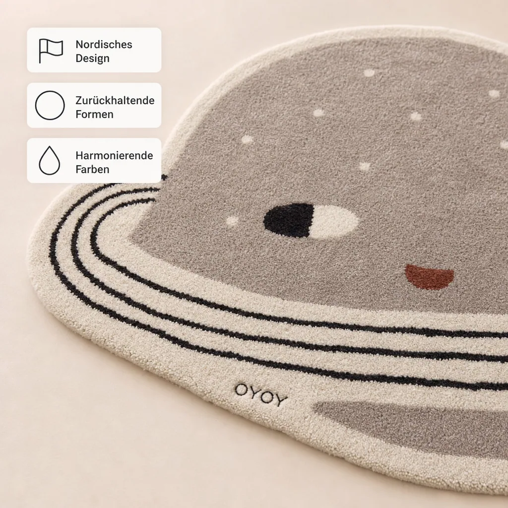 OYOY Kinderteppich Planet