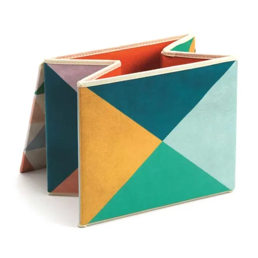 Djeco Aufbewahrung  Hocker bunt