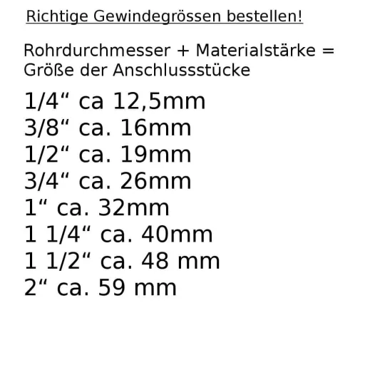 Schraubfitting T-Stück 26 x 3, 1 Zoll AG, Verbinder für Trinkwasser