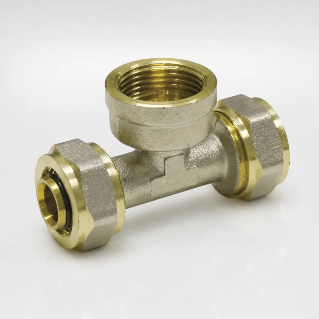 Schraubfitting T-Stück 26 x 3 - 1" IG - 26 x 3