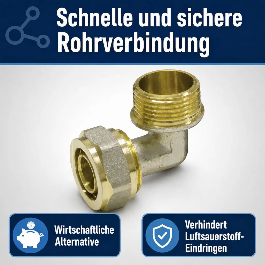 Schraubfitting Winkel 16 x 2 - 1/2" AG