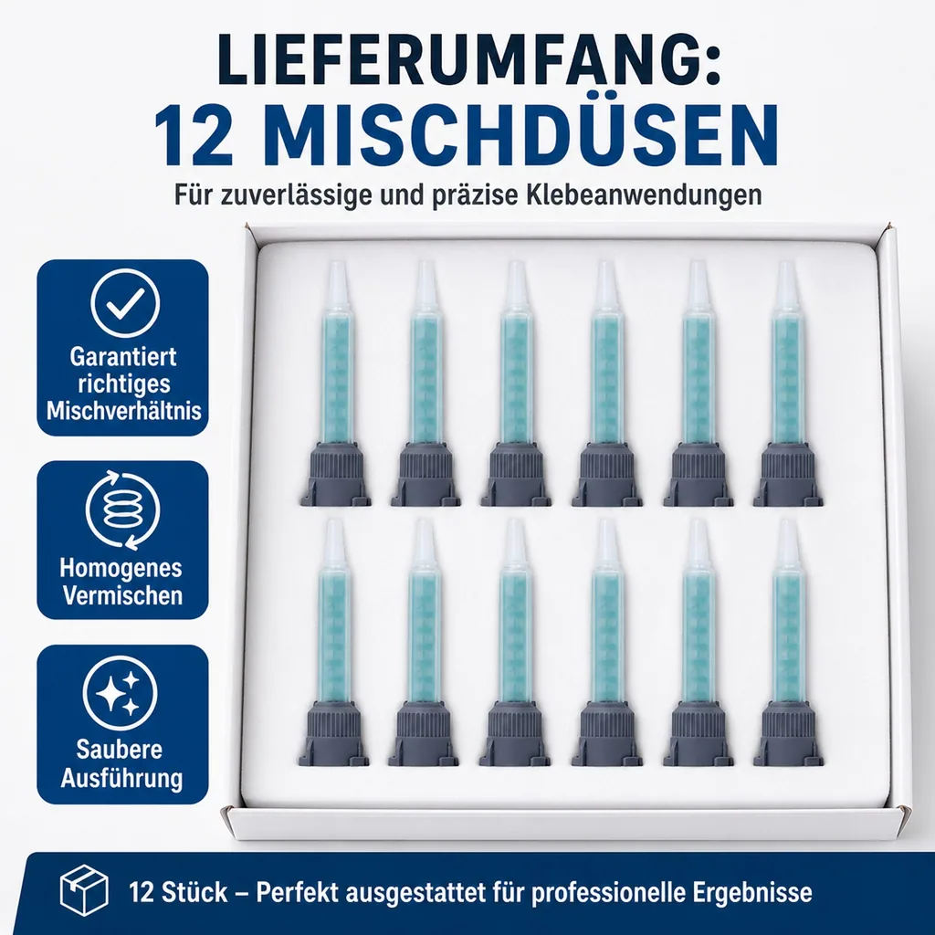 FENOPLAST Mischdüse 12 Stück für  Doppelkartuschen
