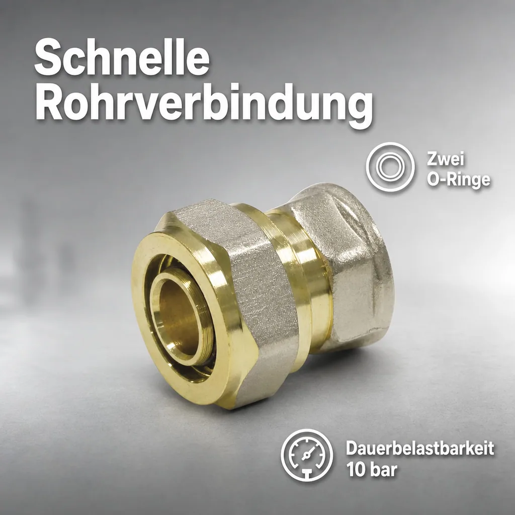 Schraubfitting Kupplung 20 x 2 - 1" IG