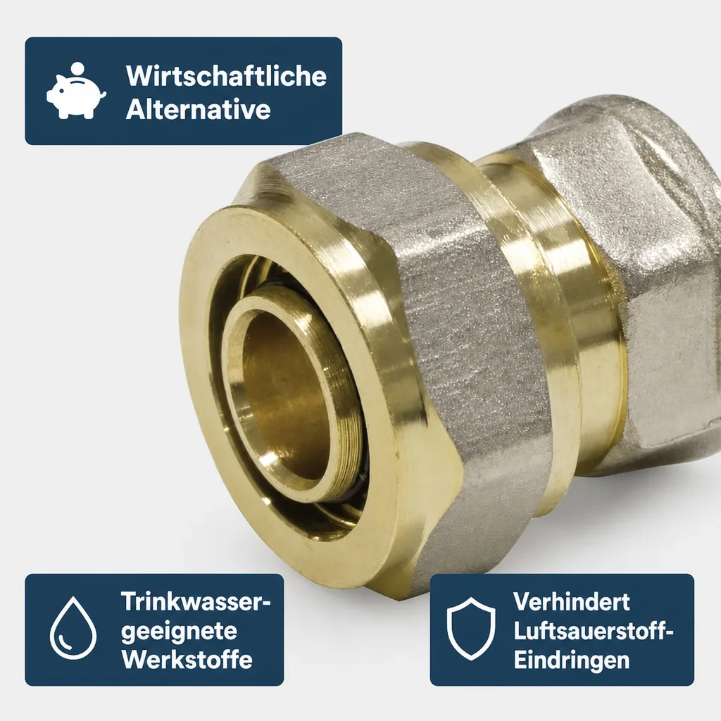 Schraubfitting Kupplung 26 x 3 - 3/4" IG