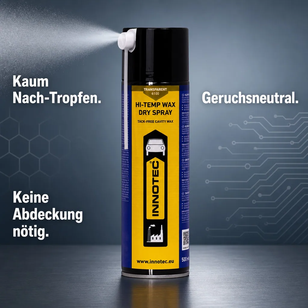 INNOTEC Hi Temp Wax DRY SPRAY Sprühdose 500ml transparent