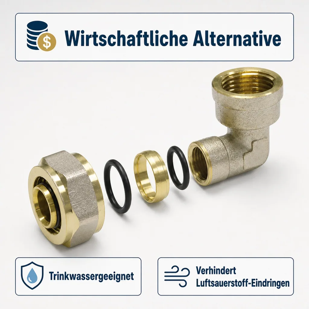 Schraubfitting Winkel 32 x 3 - 1" IG