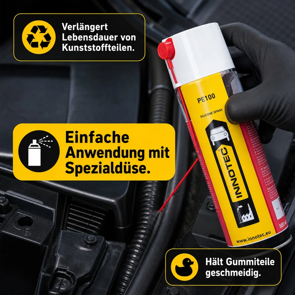 INNOTEC PE 100 schützt Kunststoffe 500ml