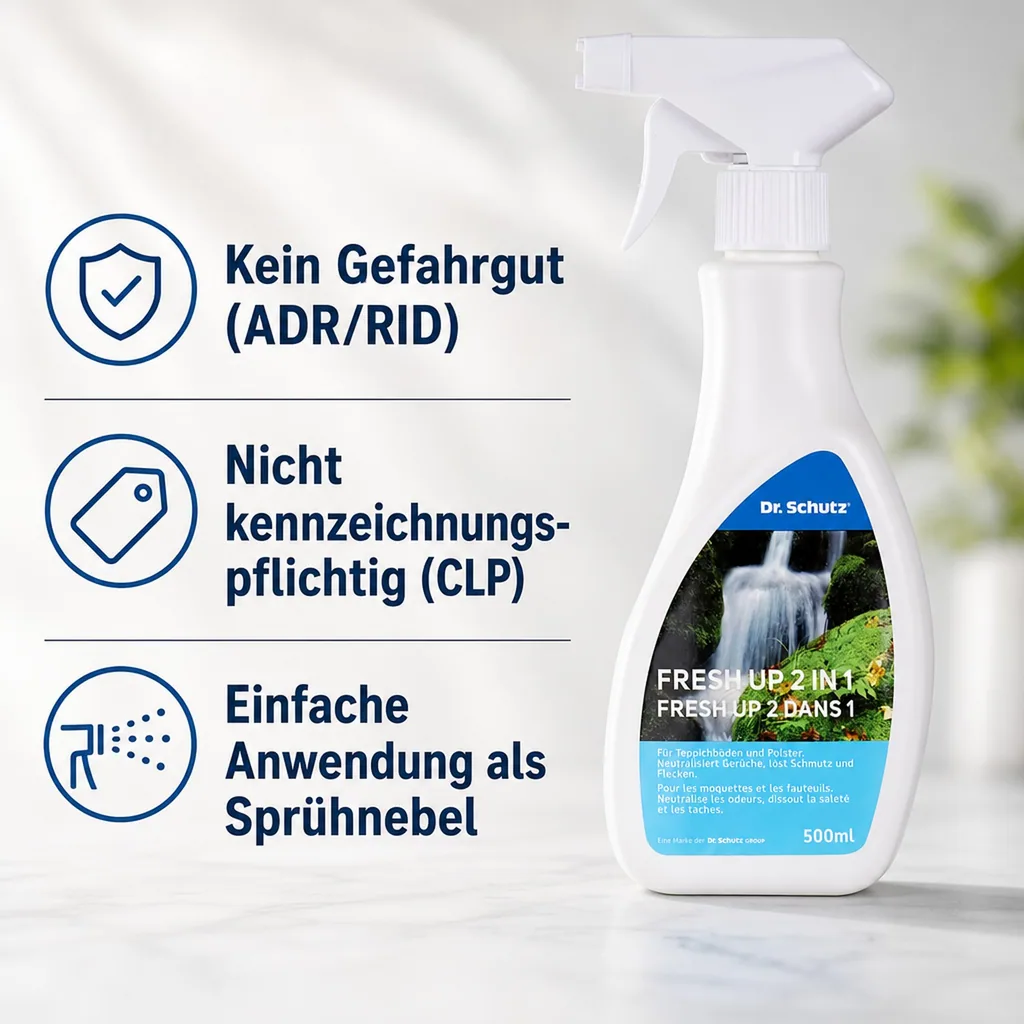 DR. SCHUTZ Fresh Up 2 in 1 in 500ml für ca. 20m² Geruchsabsorber