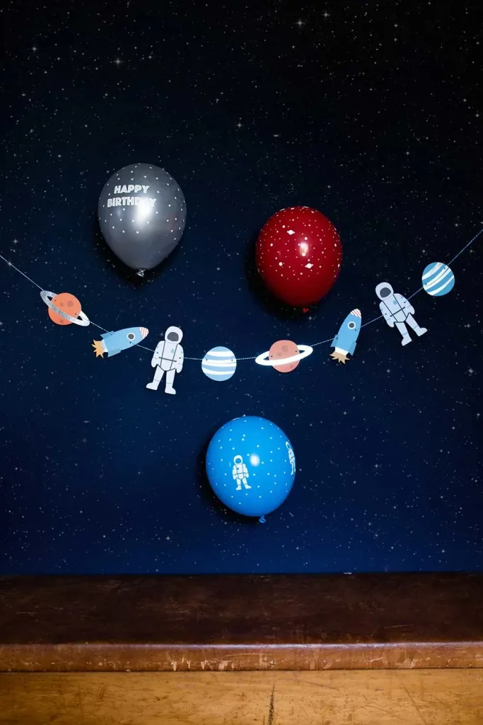Ava & Yves Luftballons Weltraum Naturkautschuk