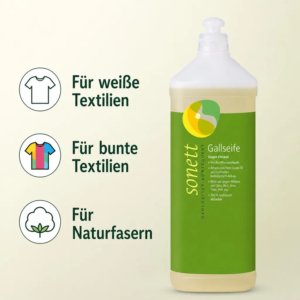 SONETT Gallseife 1 Liter gegen Flecken