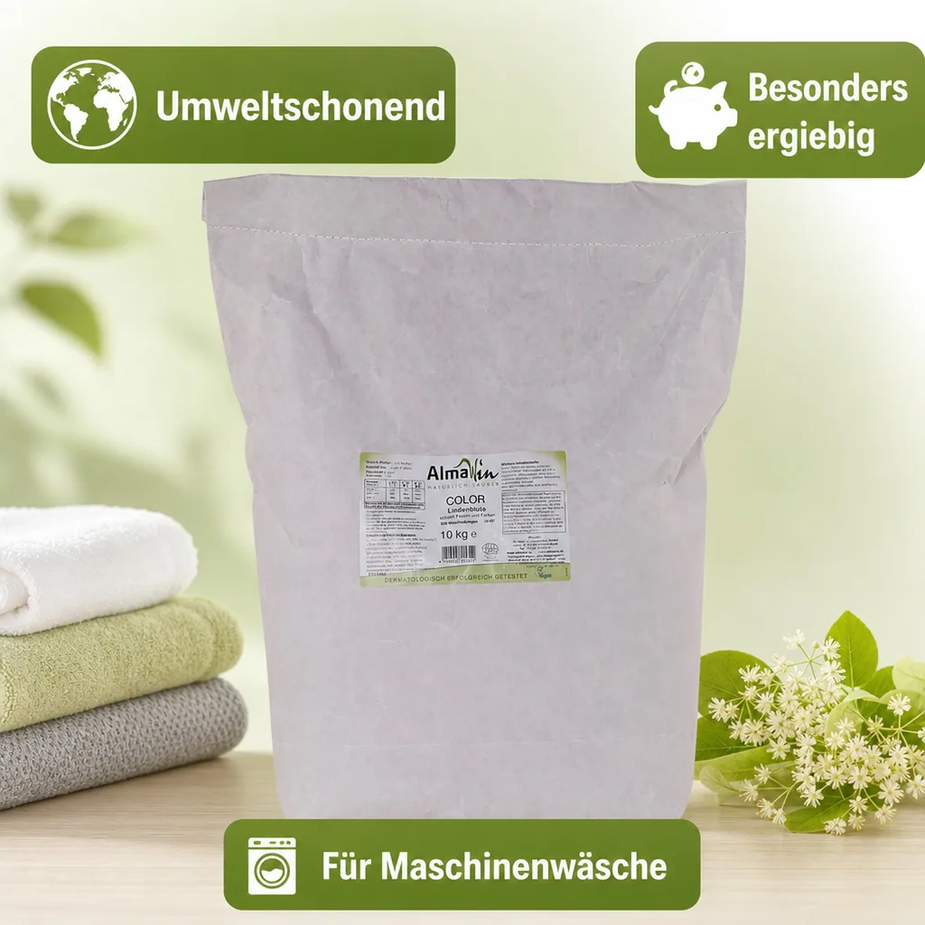 ALMAWIN Color Waschpulver Lindenblüte 10 kg