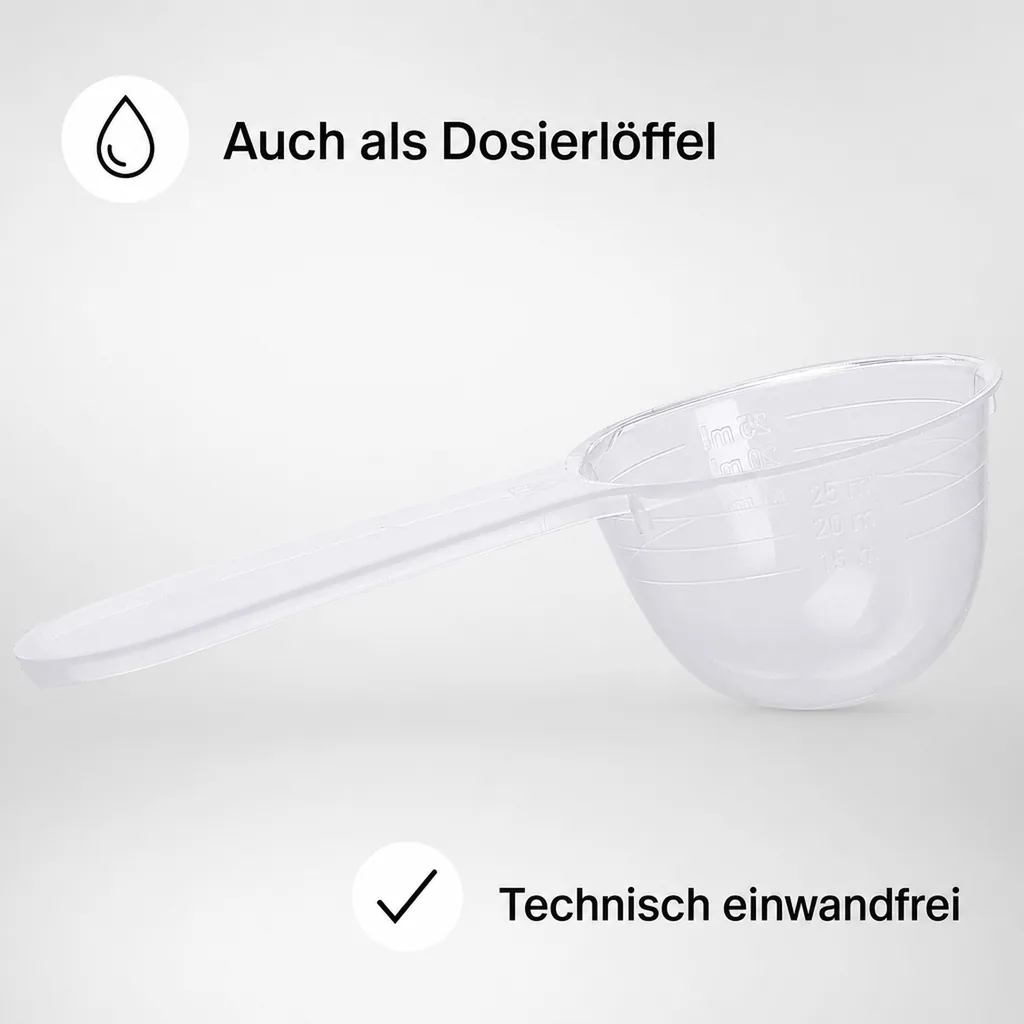 SONETT Messlöffel / Dosierlöffel 25 ml in 5 ml Teilung