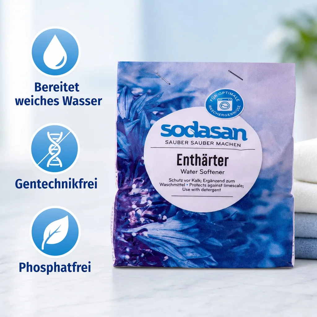 SODASAN Enthärter 750g Papierbeutel