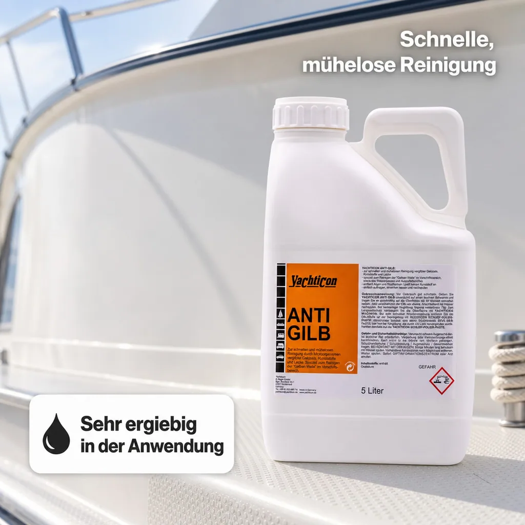 YACHTICON Anti Gilb 5 Liter zum Entfernen von gelblichem Algenbefall