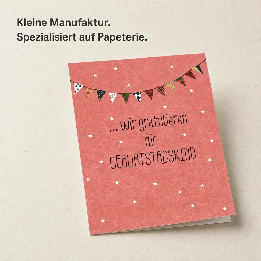 Ava & Yves Postkarte Geburtstag Wir gratulieren
