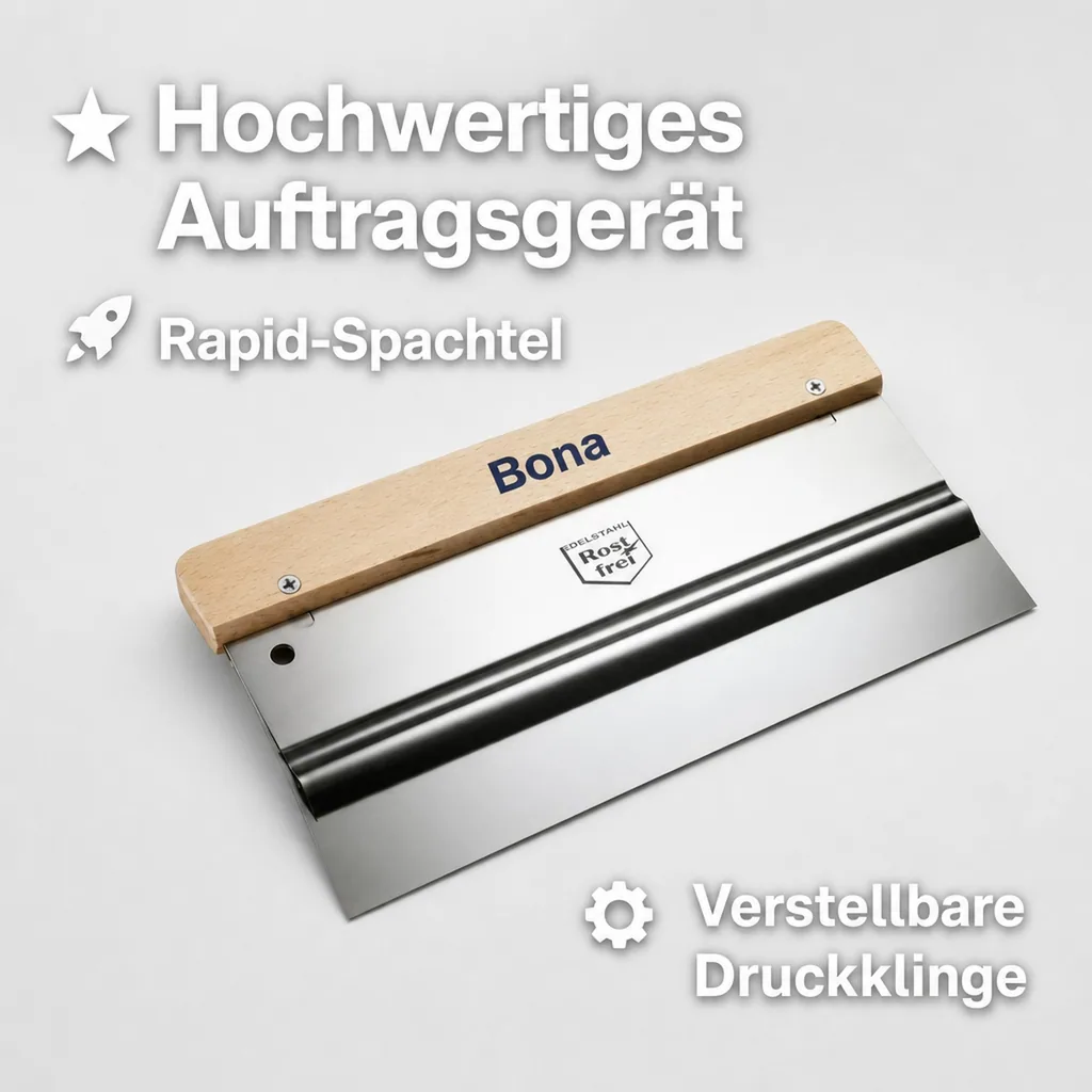 BONA Rapid Doppelblattspachtel rostfrei 350mm