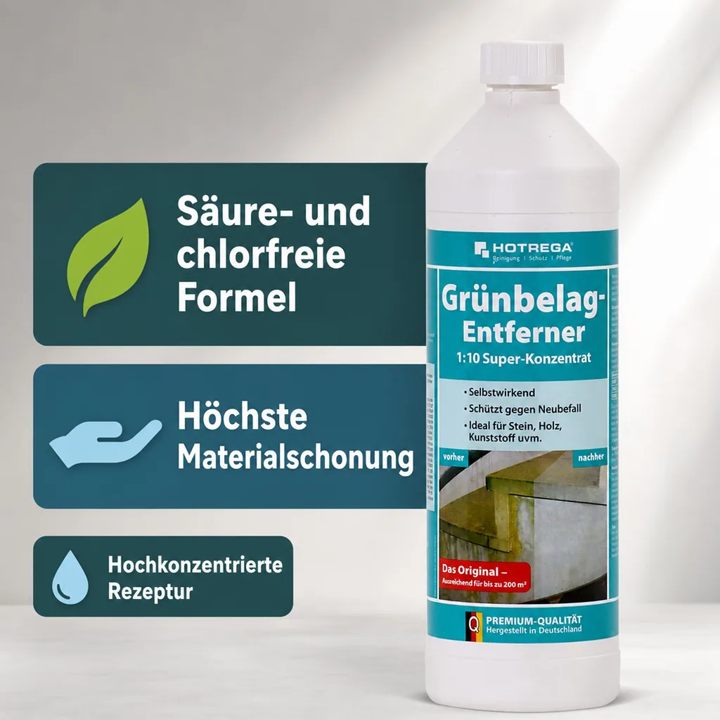 HOTREGA Grünbelag Entferner 1:10 Super Konzentrat 1 Liter
