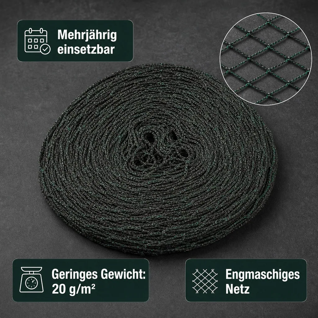 Teichschutznetz 2 m x 3 m (6m²)