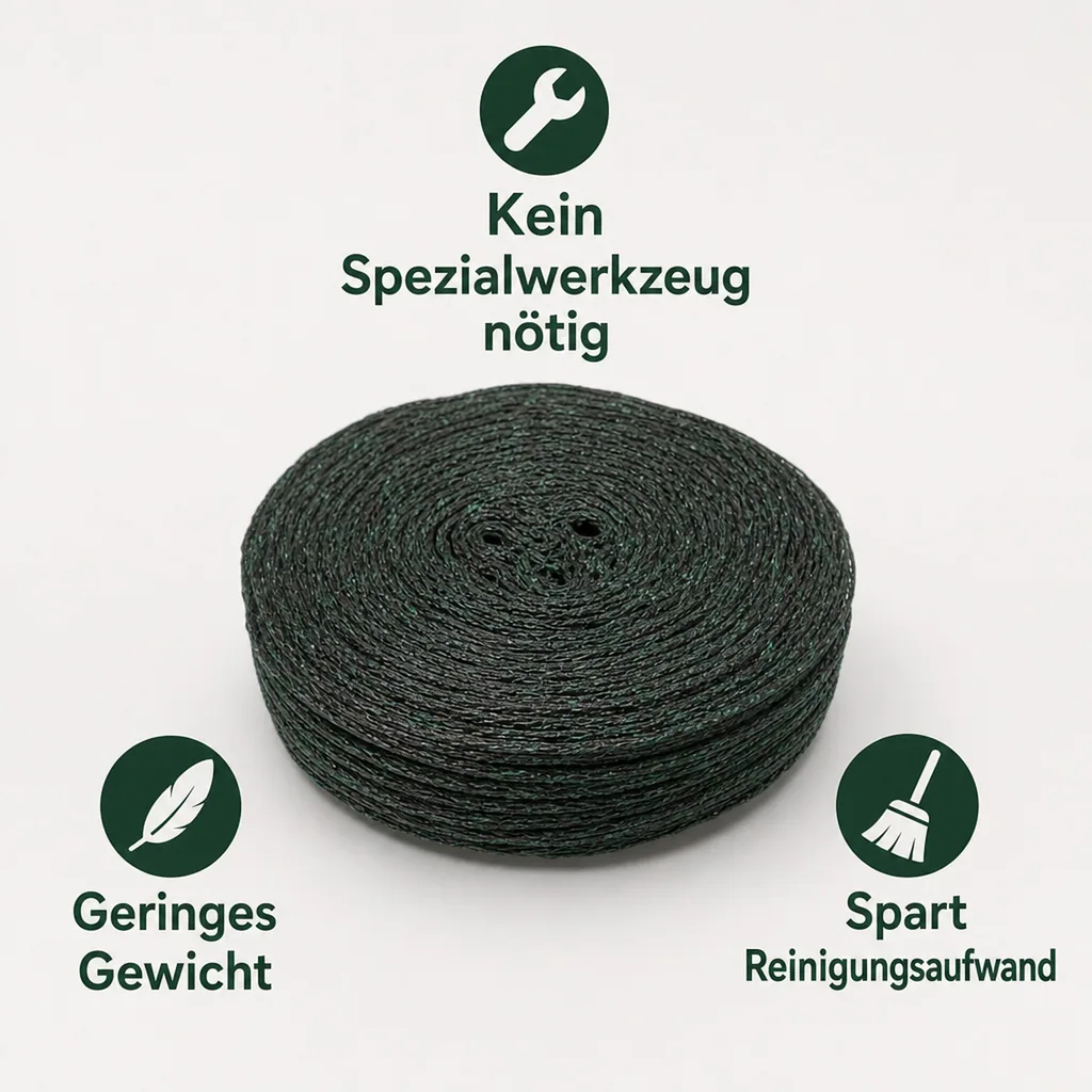 Teichschutznetz 3x6m (18m²), Laubschutz, reißfest, UV-stabil