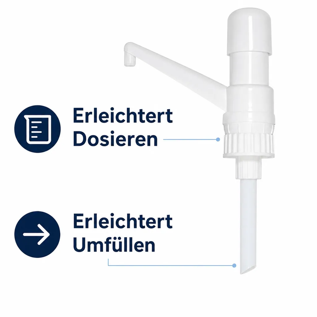 ULRICH natürlich Dosierpumpe für 10 Liter und 5 Liter Kanister
