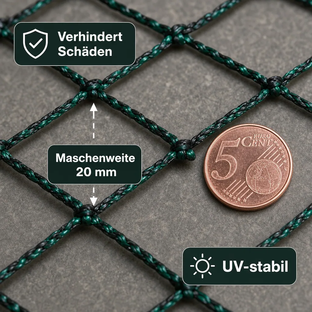 Teichschutznetz 5 m x 6 m (30m²)