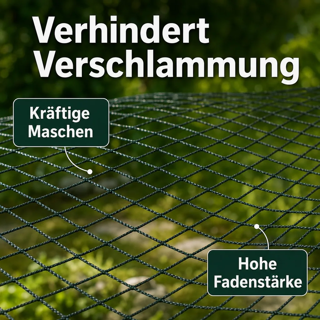 Teichschutznetz 5 m x 6 m (30m²)