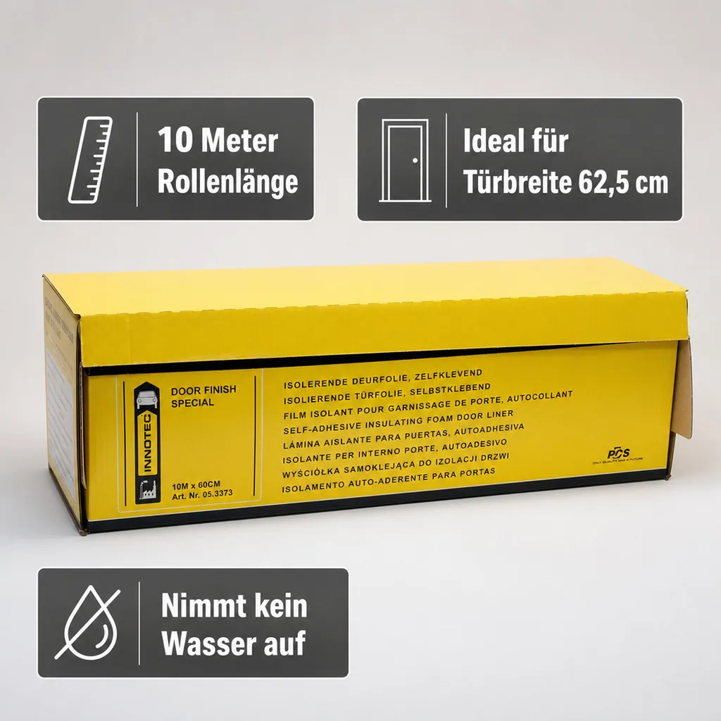 INNOTEC Door Finish Special 10 mtr. Türdichtungsfolie