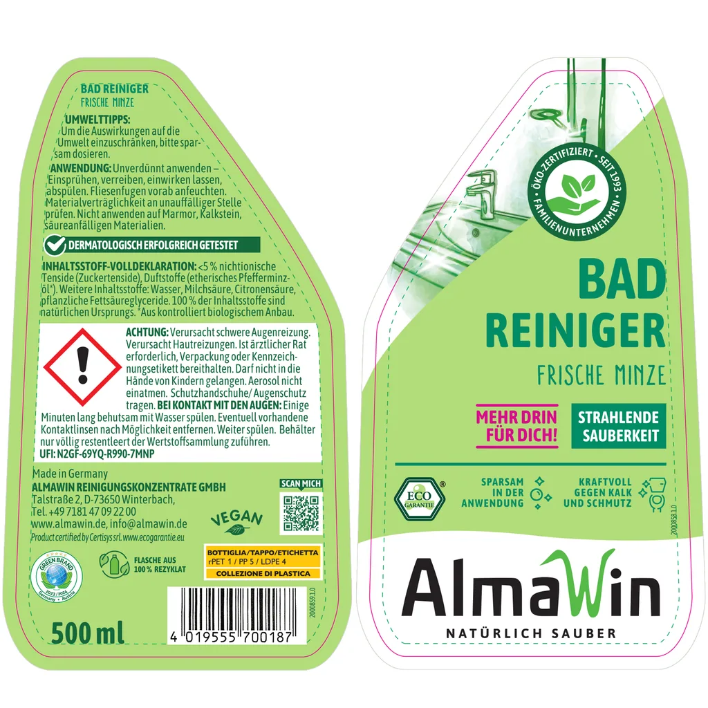 ALMAWIN Badreiniger 500 ml