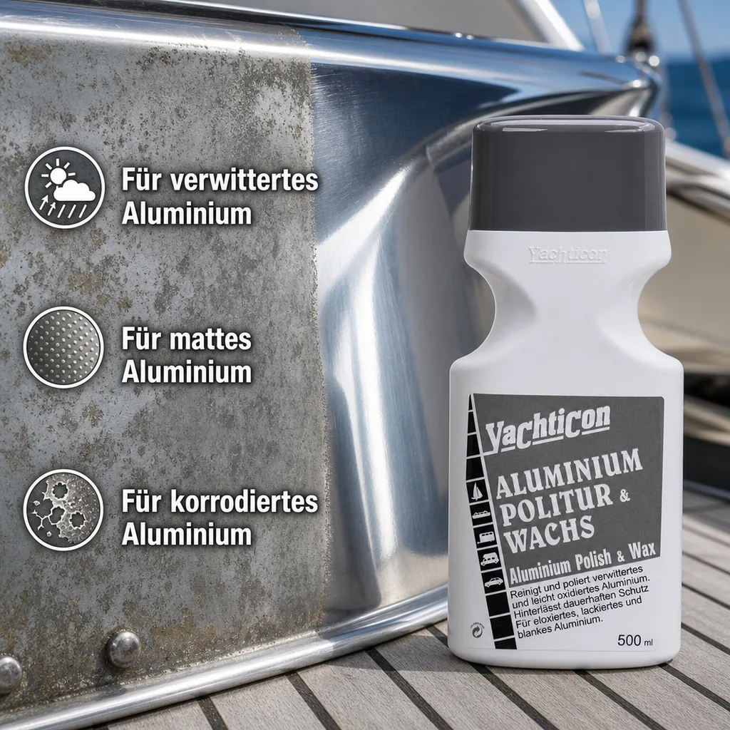 YACHTICON Aluminium Politur & Wachs 500 ml