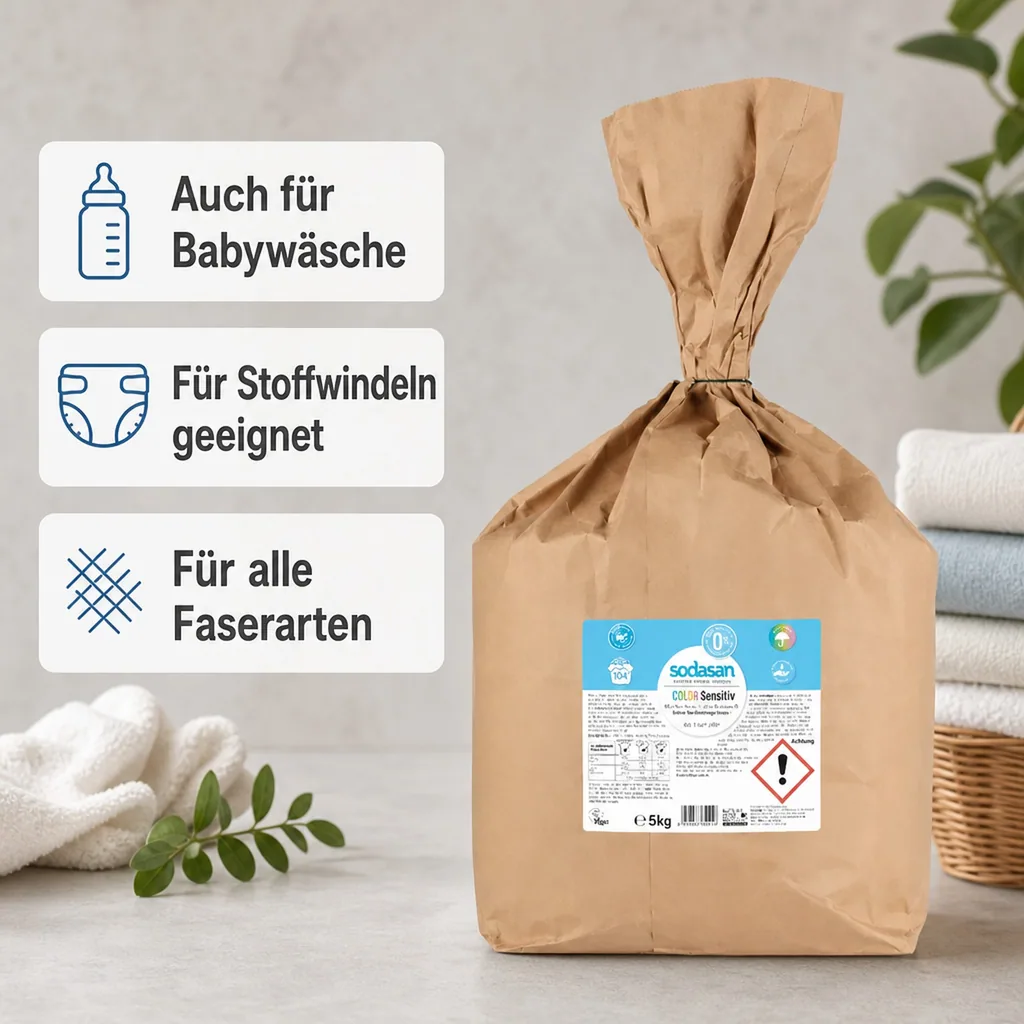SODASAN COLOR Waschpulver sensitiv 5 kg
