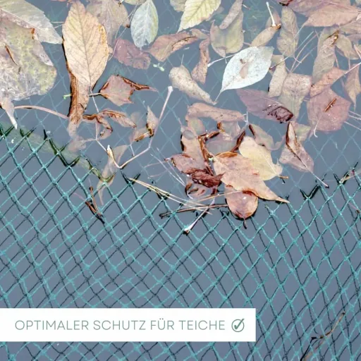 Teichschutznetz 4x150m 600m², Teichabdeckung, robust, UV-stabil