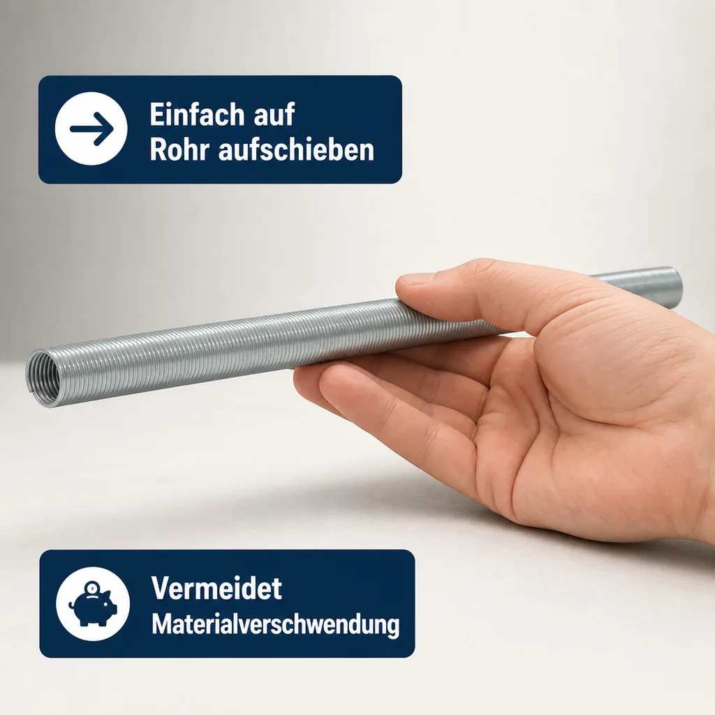 Biegefeder 20x2,0 mm, Außenbiegefeder für Verbundrohr