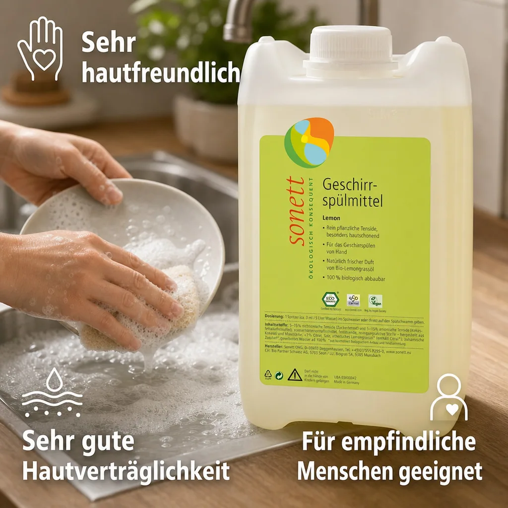 SONETT Geschirrspülmittel LEMON 5 Liter